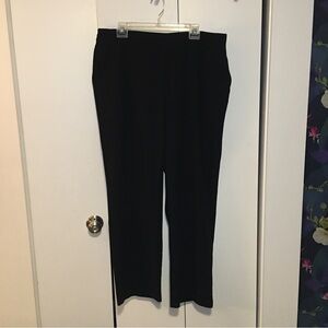 Alfred Dunner Black Trouser Size 20 Preowned
